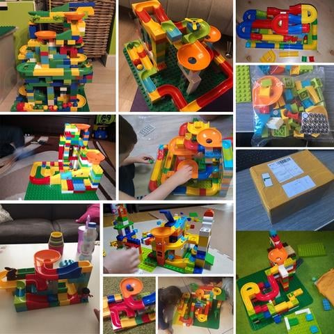 Spielzeug aus Marmorbausteinen