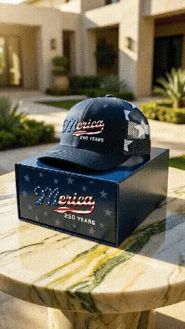 Merica 250 Years Trucker Hat