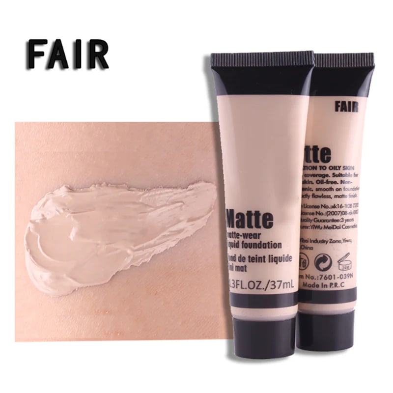 Flawless matte foundation light shade