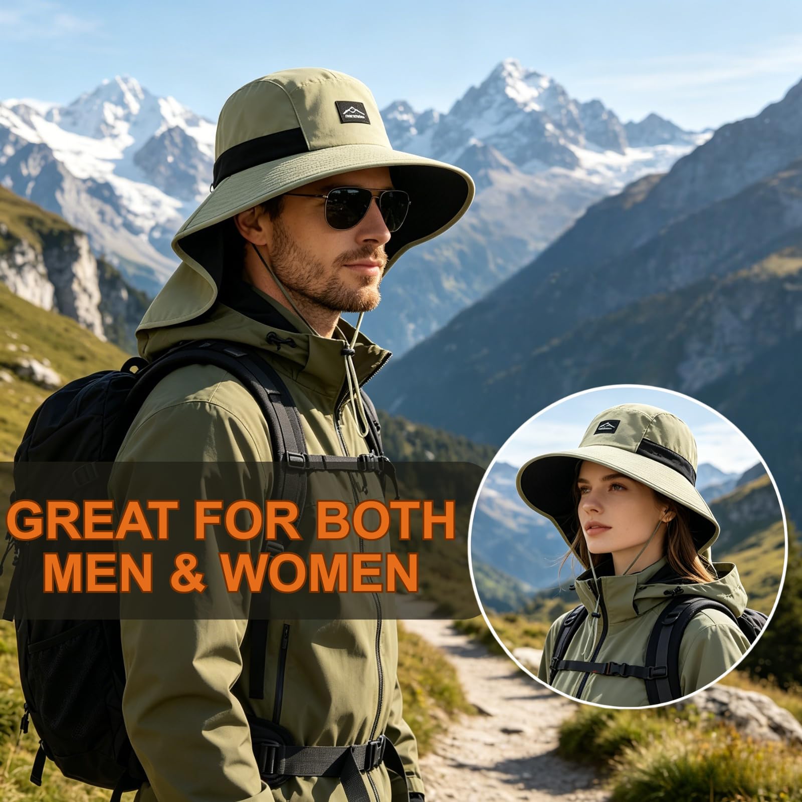 Unisex Design Sun Hat Suitable for Both Men and Women