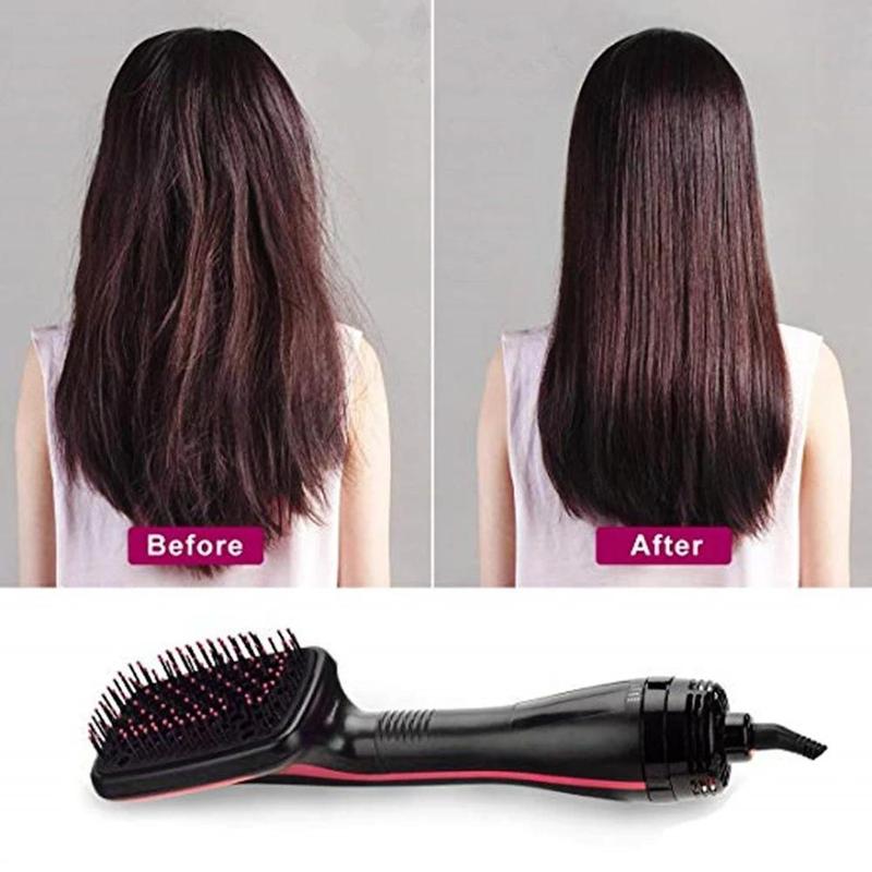 Ergonomic hot air brush handle design