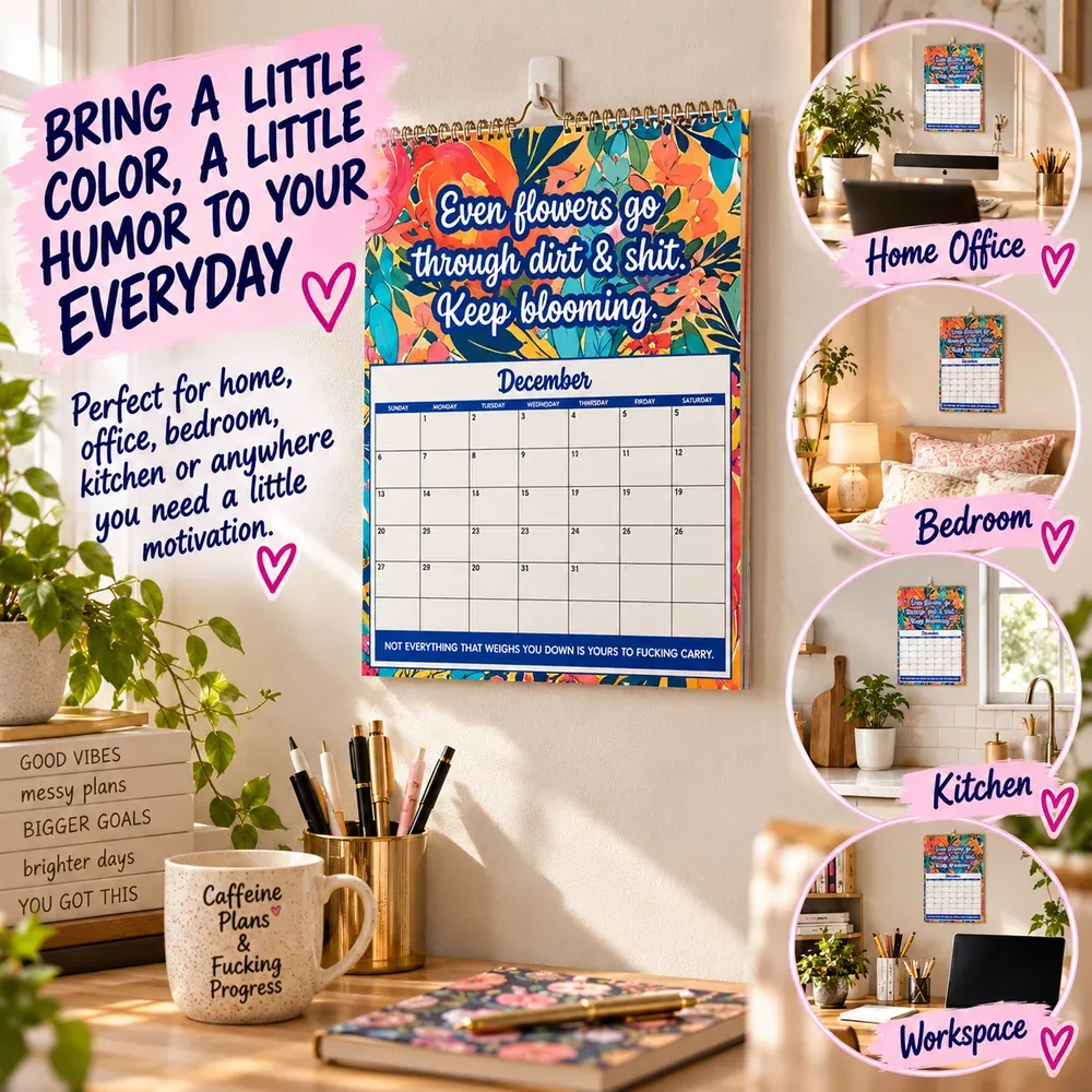 2027 Sweary Humor Wall Calendar – product image 6