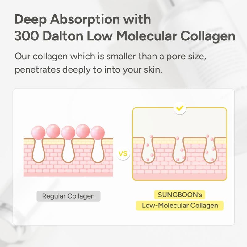 Product Introduction of [SUNGBOON EDITOR OFFICIAL] Glass Skin Collagen Volufiline Cream-in-Serum | Gentle, Nourishing &Comfort Korean Skincare Moisturizer for Firming & Hydrating 8