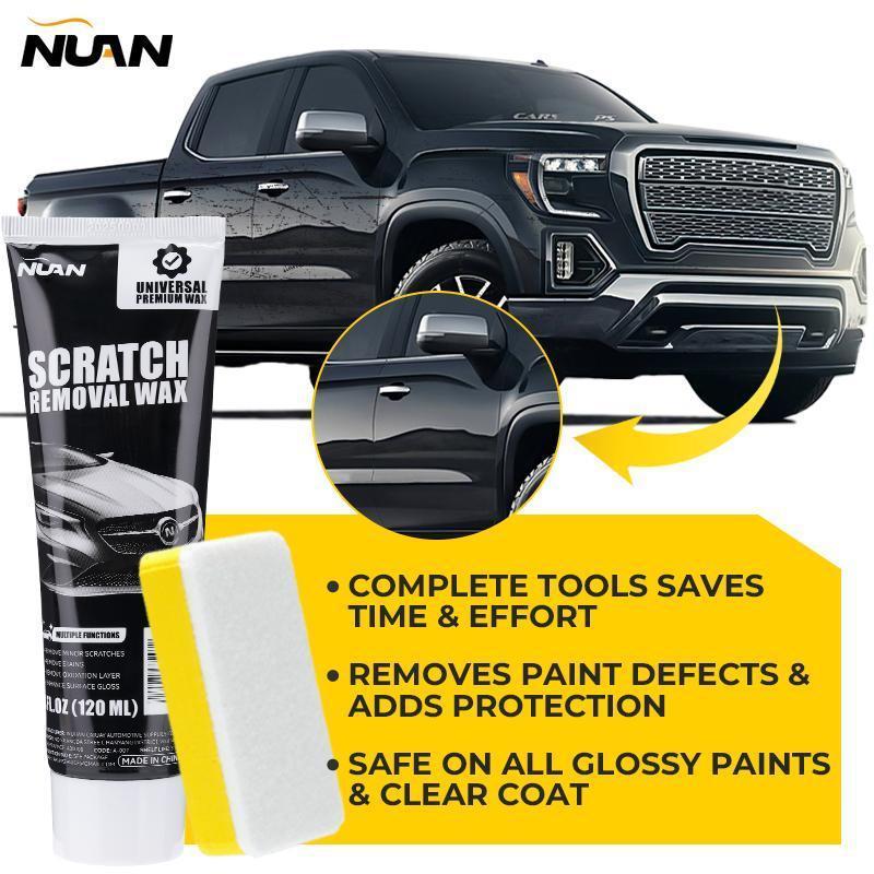 NUAN Premium Car Scratch Removal Wax, 2026 Scratch Repair Kit with Polishing Paste & Wipe