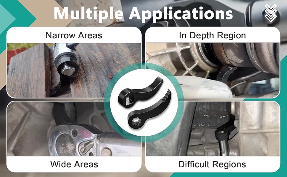 Pry Bar Wrench Adaptor Head 5