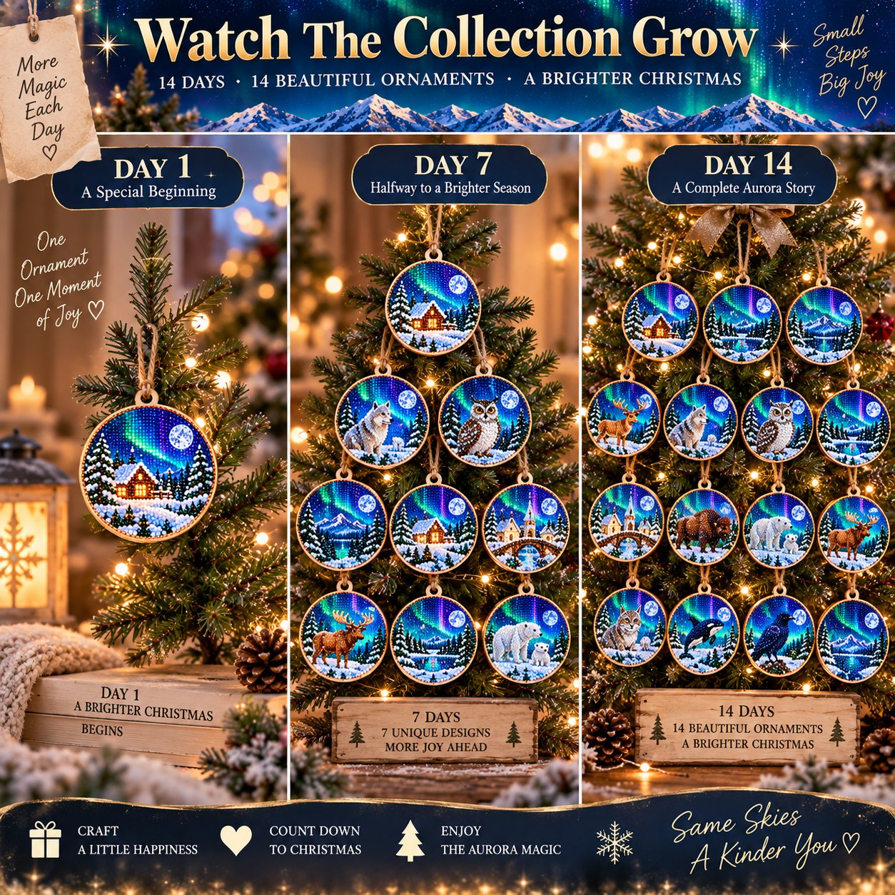 Completed Aurora Christmas tree