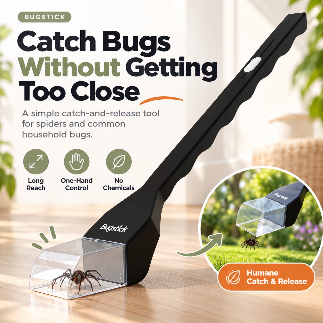 Humane bug catcher product detail