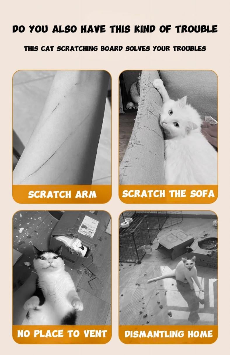 Product Introduction of Wall-mounted cat scratching mat. It is wear-resistant and doesn't shed debris. It's a great tool to prevent cats from scratching the sofa. It can be pasted on doors, sofas and furniture. 2