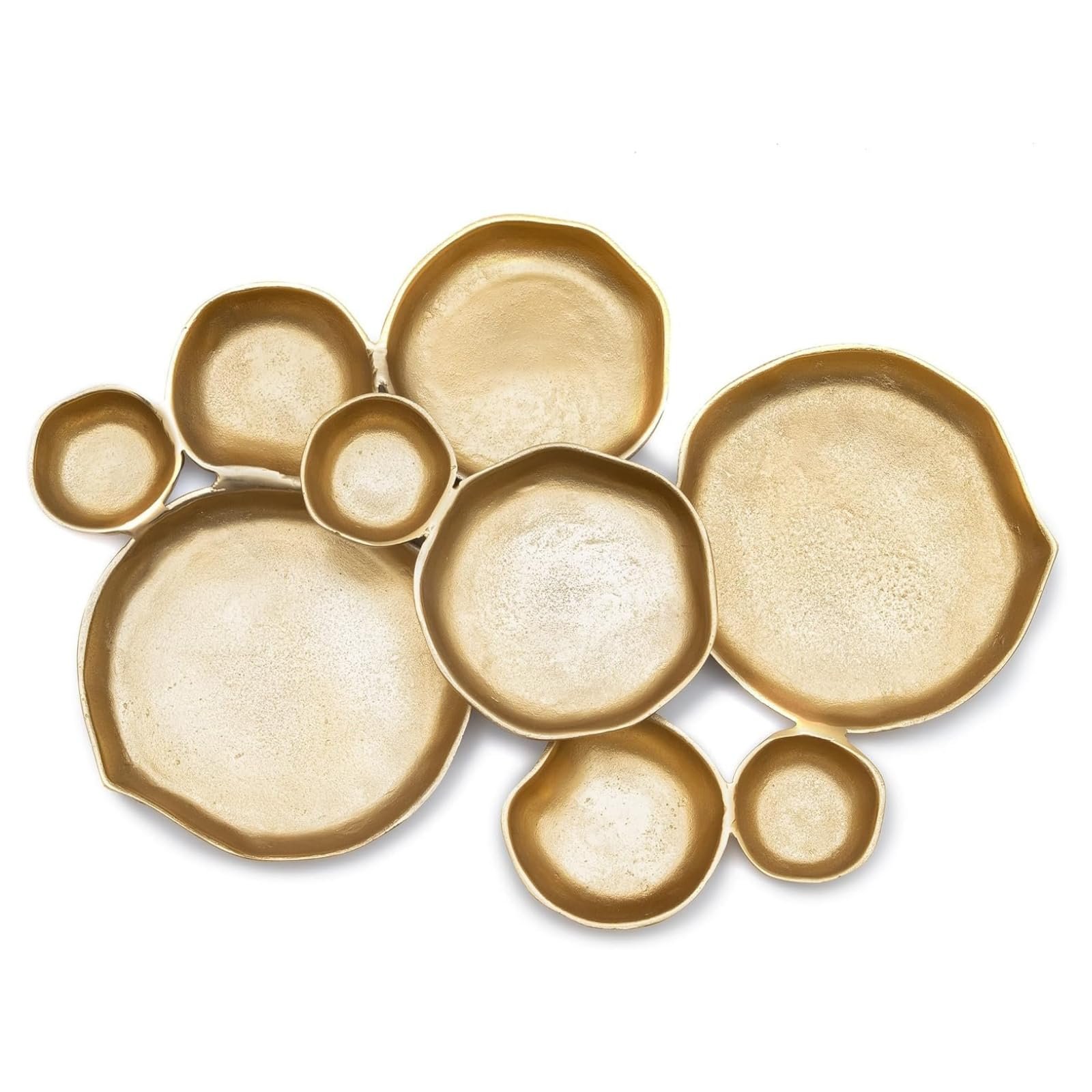 Gold Cluster Bowl Set Top View