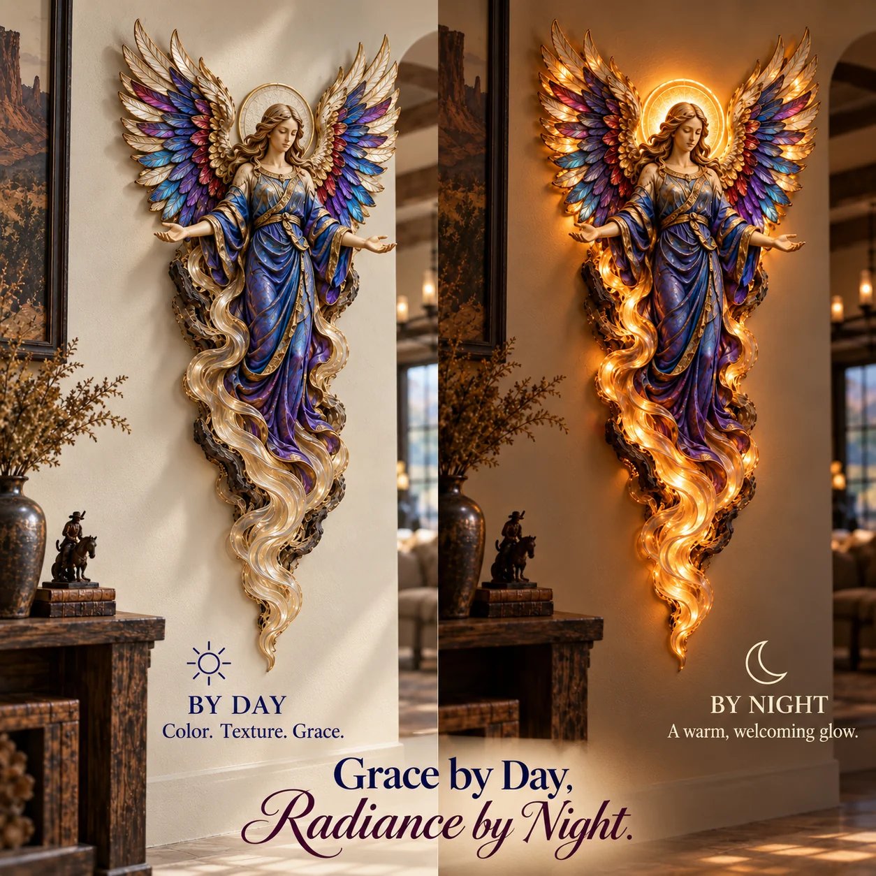 Heavenly Radiance angel wall decor lifestyle image
