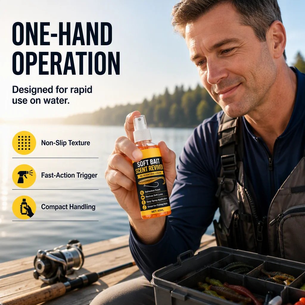 One Hand Fishing Spray Bottle