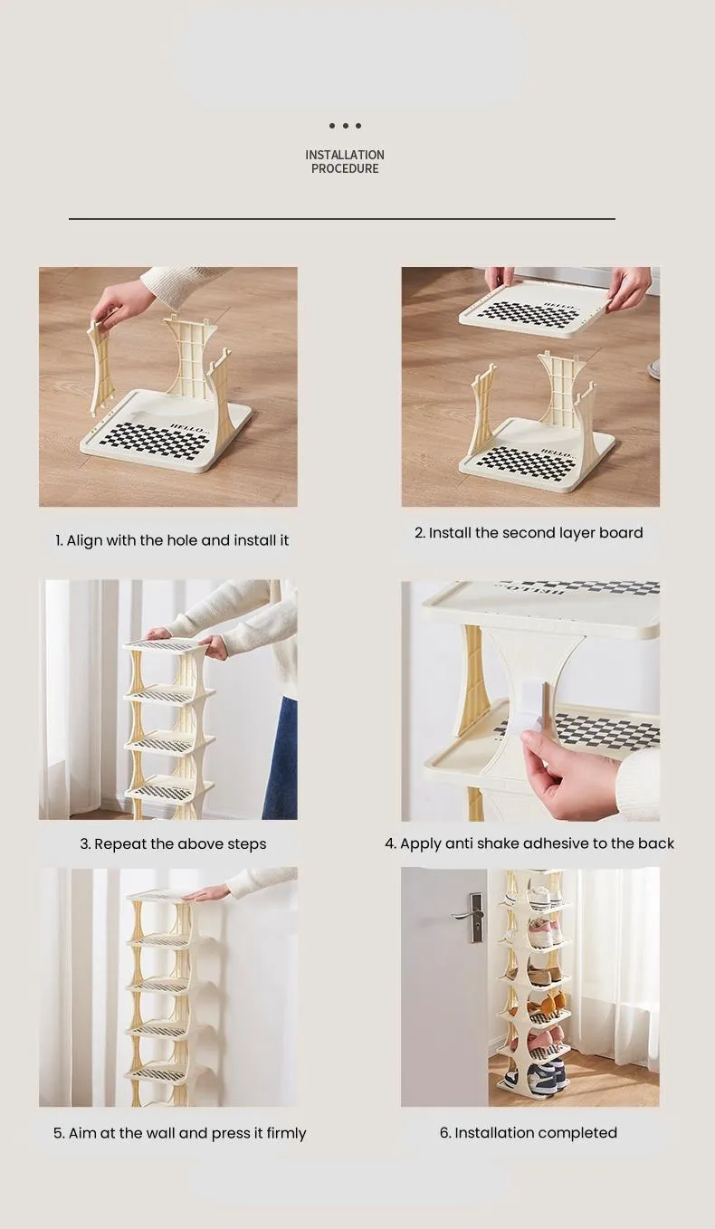 UFORU 6/9-layer vertical detachable shoe storage rack 1 modern shoe rack shoe cabinet gift storage rack home storage rack home storage supplies UFORU 6/9-layer vertical detachable shoe storage rack 1 modern shoe rack shoe cabinet gift storage rack home storage rack home storage supplies