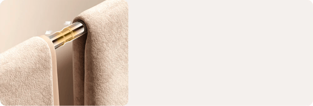 Adjustable towel bar length 30 to 60cm and 50 to 100cm