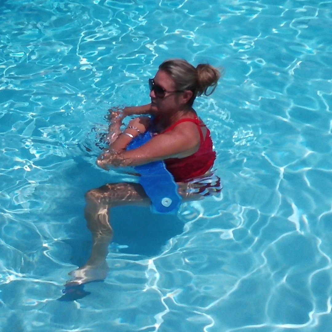 Float-N-Fold Adjustable Water Chair – 5 Styles further view