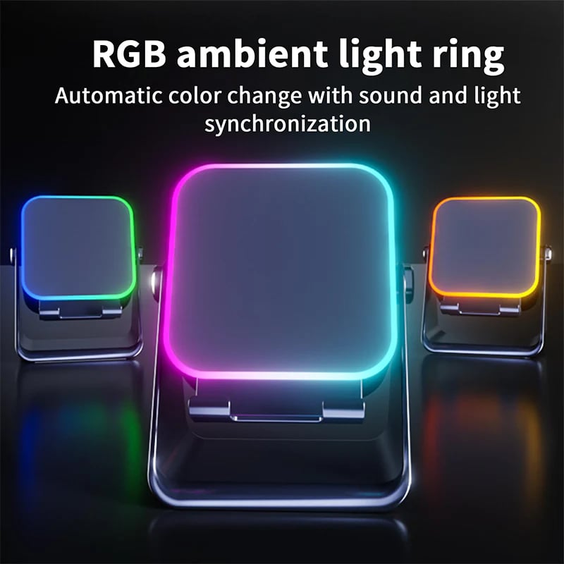 🎶📱 5-in-1 Wireless Induction Speaker & Adjustable Phone Stand detail view 2