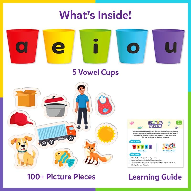 More than 100 phonics picture sorting pieces