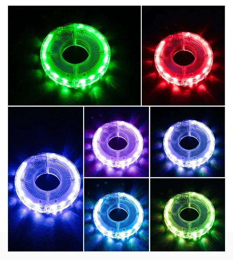Colorful LED bike wheel light