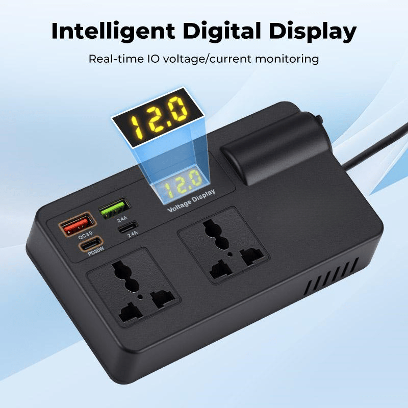 Intelligent Digital Display showing 12.0V voltage