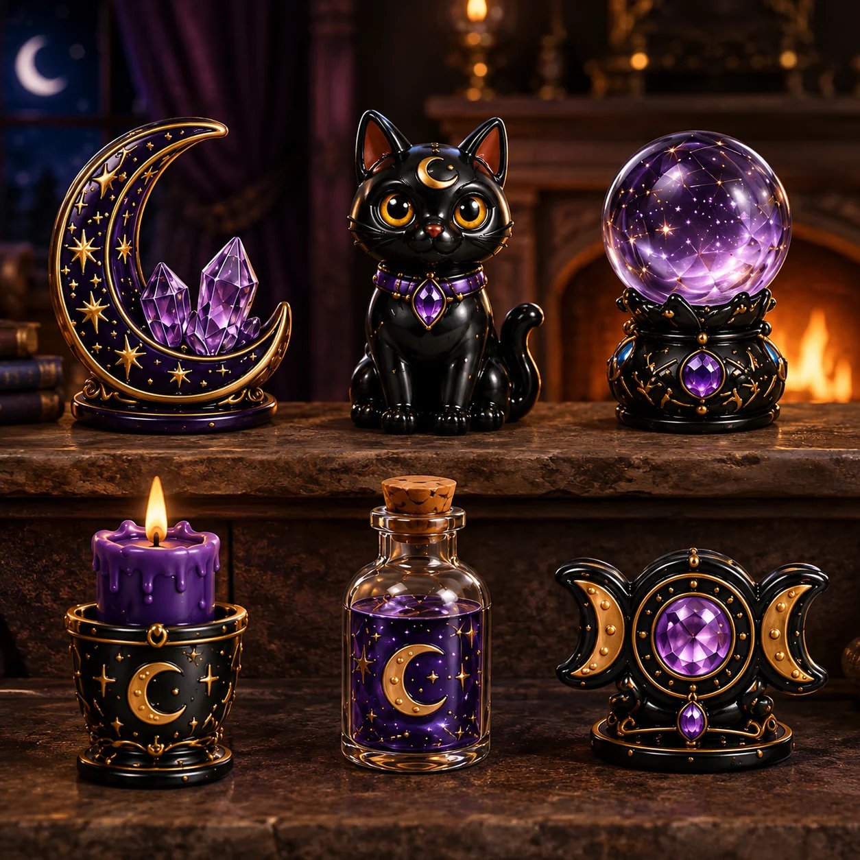 Mystical fantasy miniatures from advent calendar