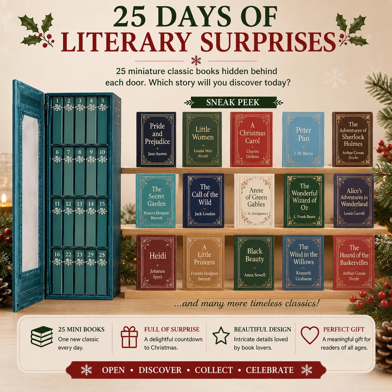 25 miniature literary surprises
