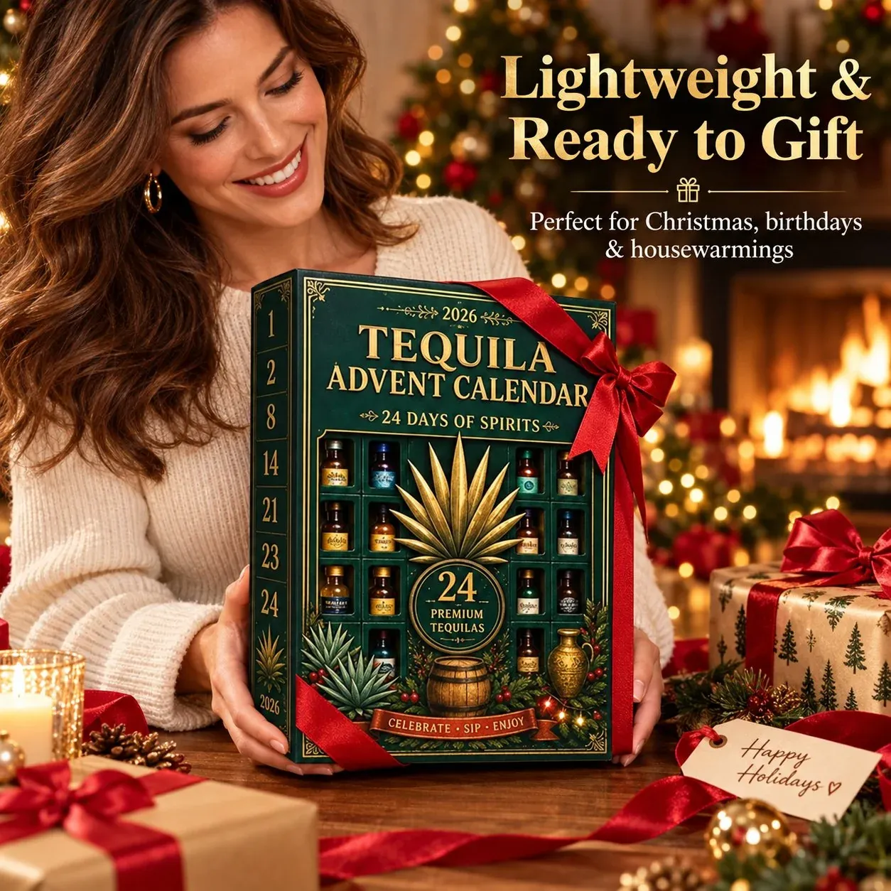 gift packaging for miniature bottle advent calendar