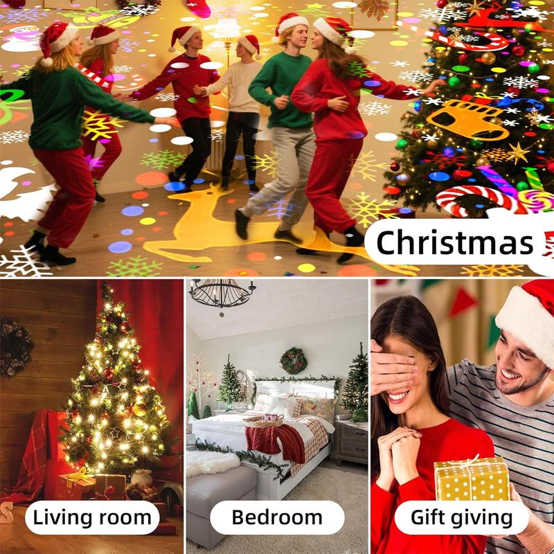 Use cases for the projector: Christmas party, living room, bedroom, and gift giving