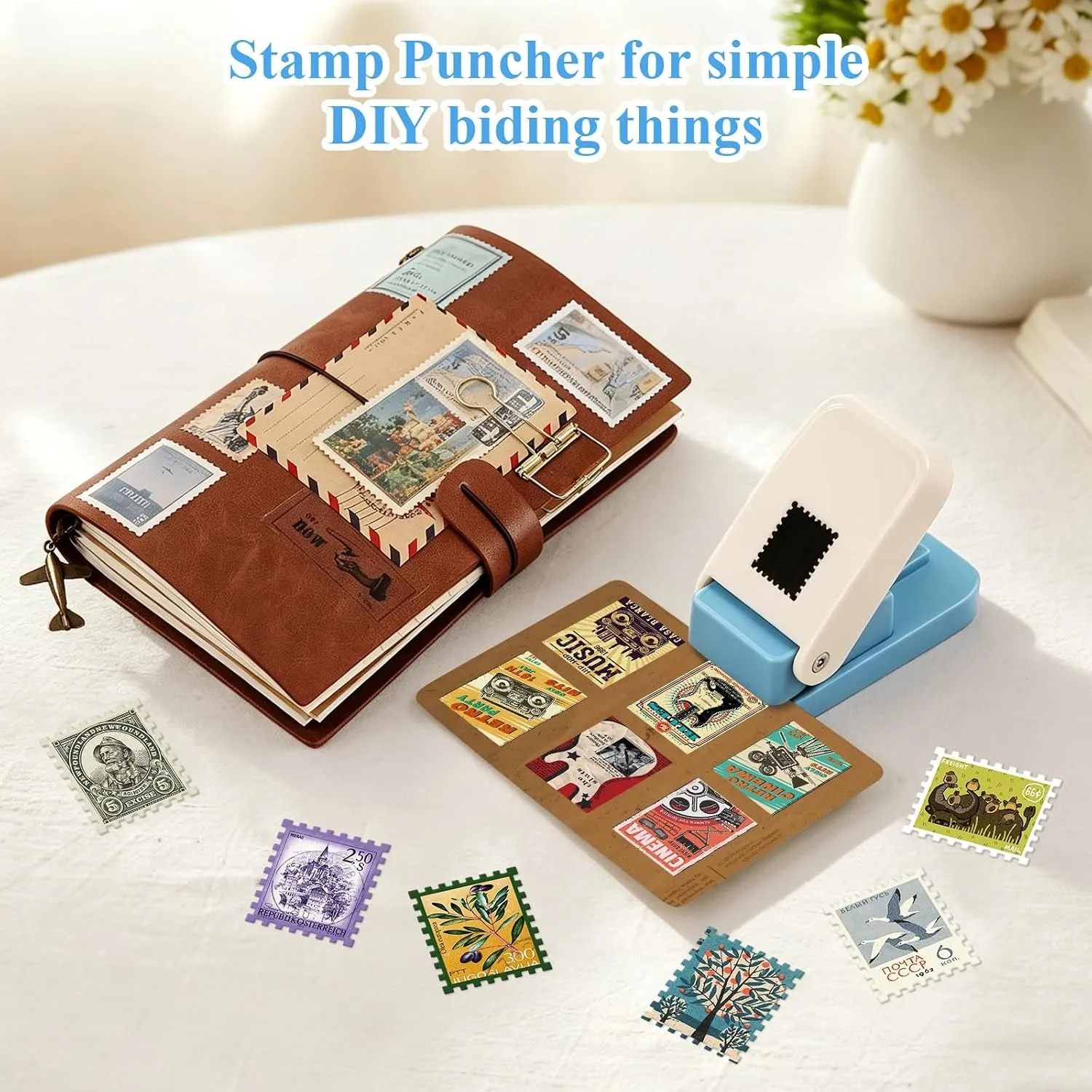 Paper craft inspiration for stamp-style decorative shapes