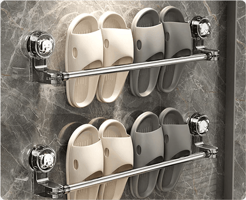 Suction towel bar home use example