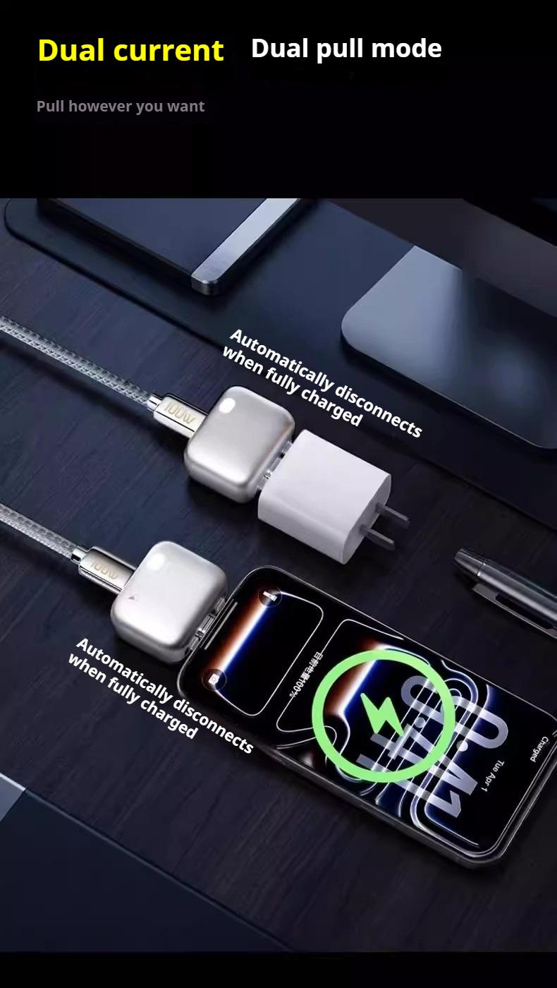 140W Physical-Disconnect Battery Guard, auto&self eject charger,Smart Auto-Stop Charging Accessory for Mobile Smartphones & Handheld Devices, Anti-Overcharge Protection for Safe Overnight Charging, Universal for Phones Laptops Tablets,motherday gift