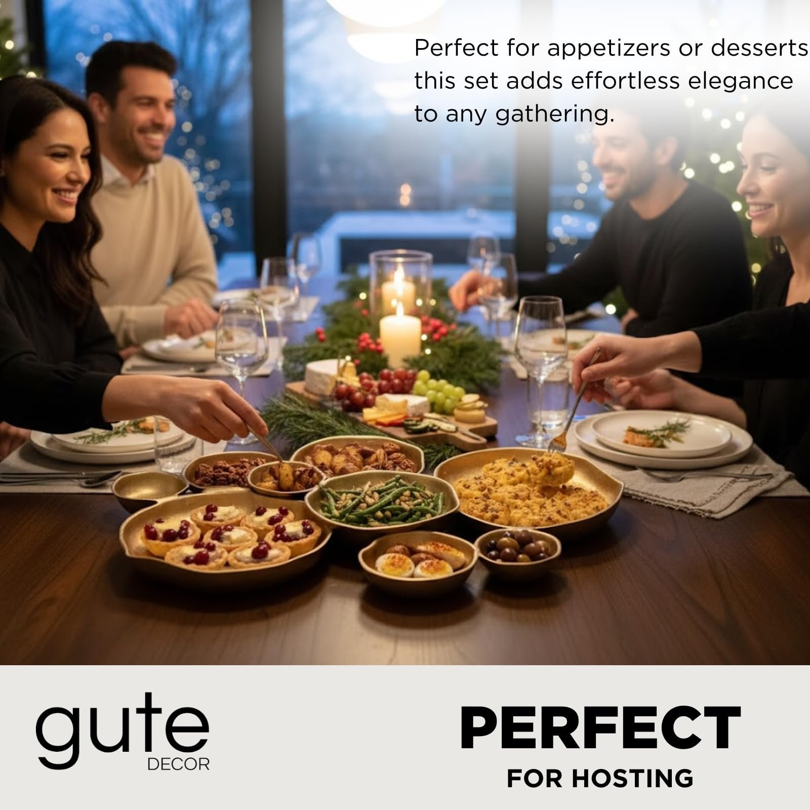 Holiday table setting