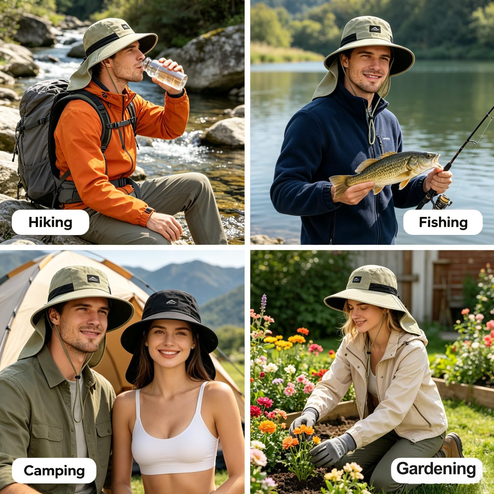Versatile Sun Protection for Hiking Fishing Camping and Gardening