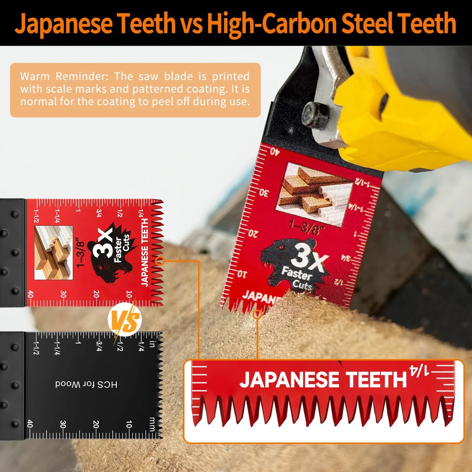 High carbon steel blade