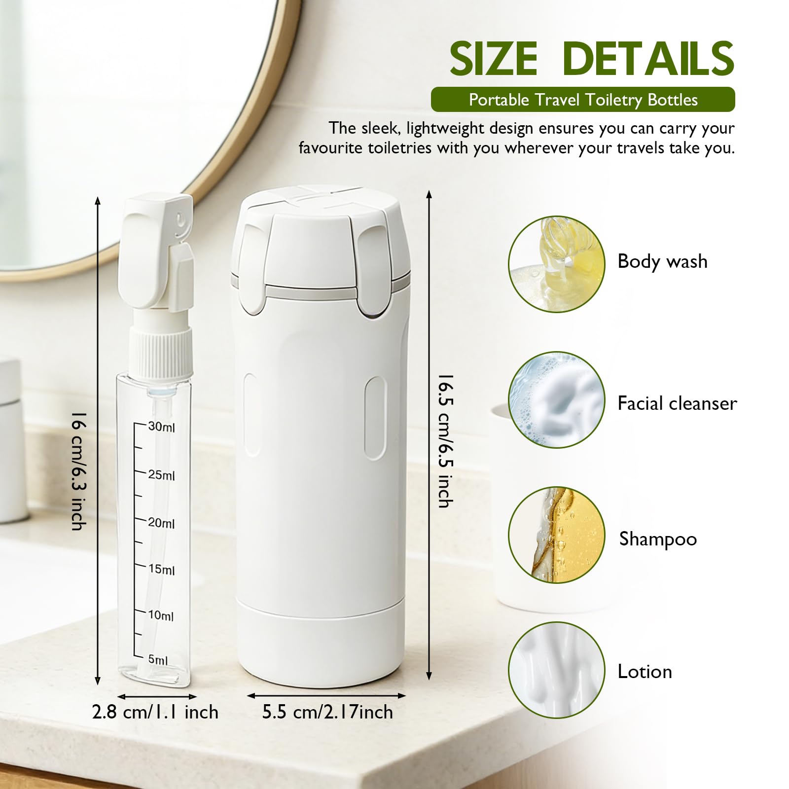 Size dimensions