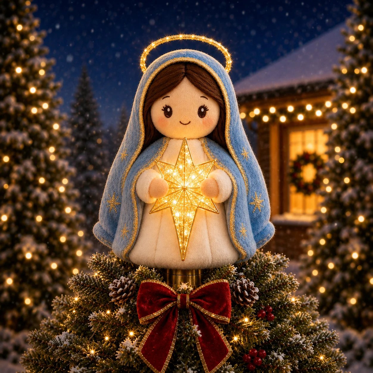 Cute Mary Grace Tree Topper