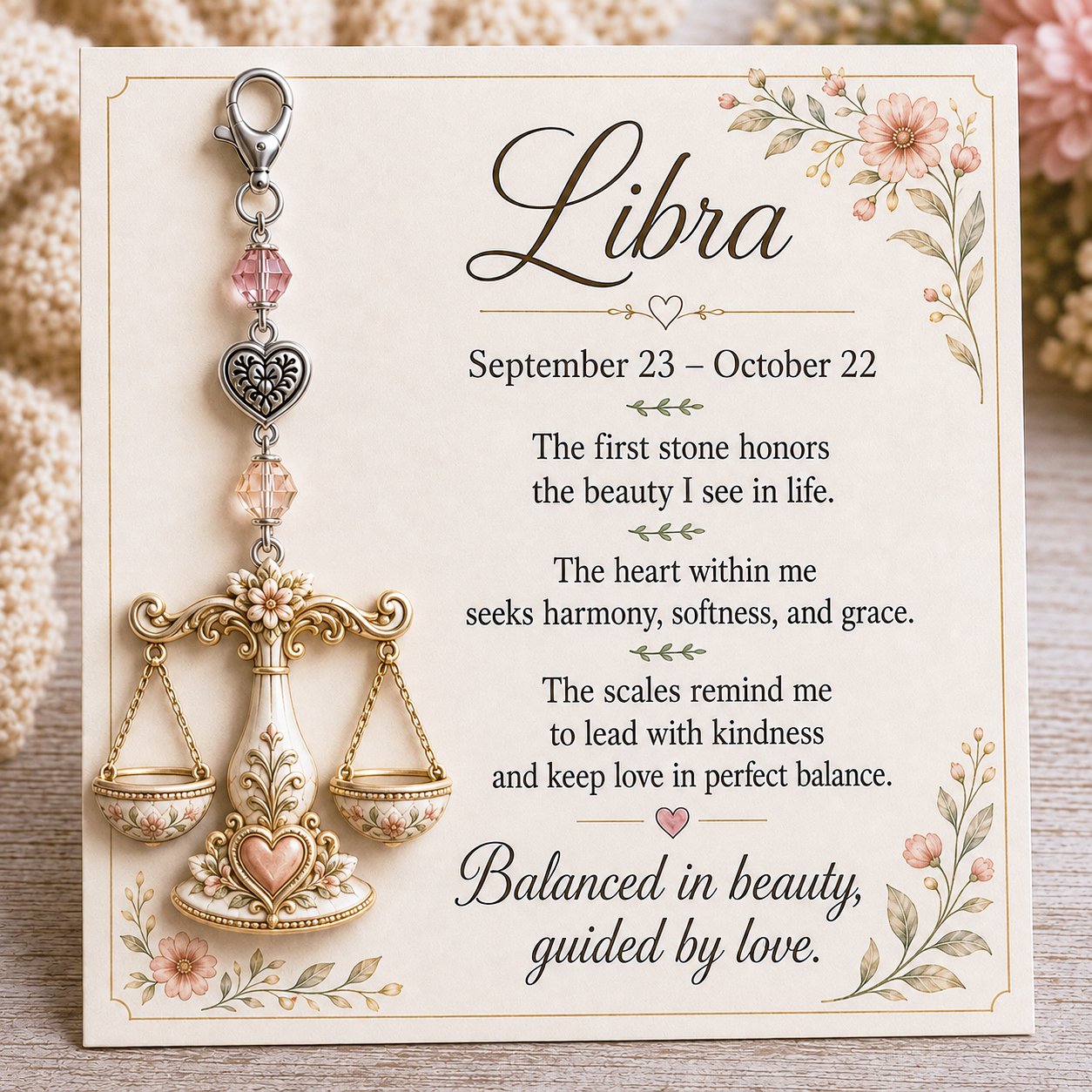 Twelve zodiac sign keychain variants