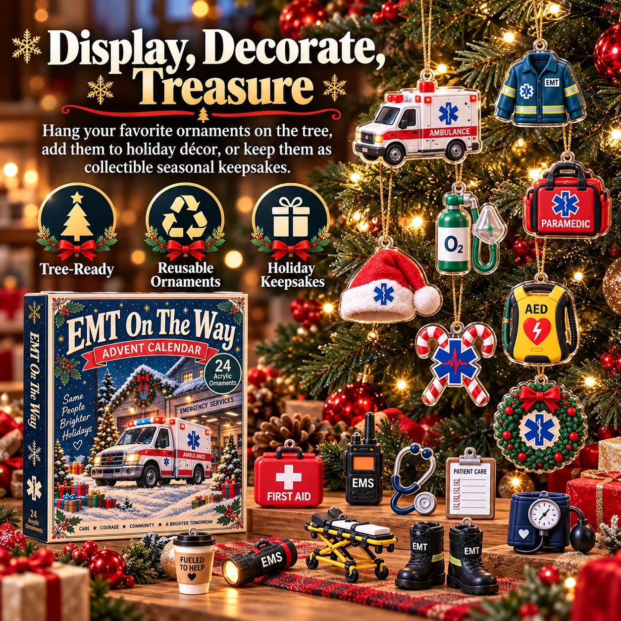 🚑 EMT On The Way Advent Calendar 2026 – 24-Day Countdown features
