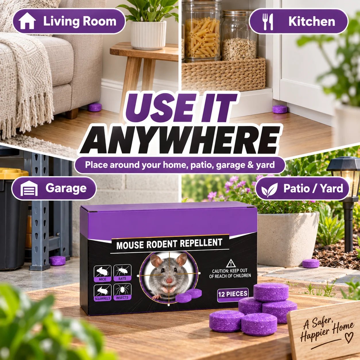 Spotless odor-free home