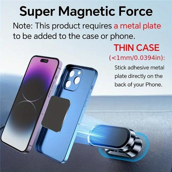 2/3PCS Magnetic Phone holders to tablet mounts Car Phone Holder 2/3Pcs Car magnetic Phone holder Mount Universal Suction Cup Navigation Support Adjustable 360 Rotation for Automotive Supplies phone holder for car