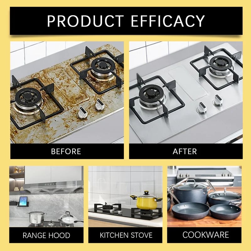 Kitchen grease and grime cleaner