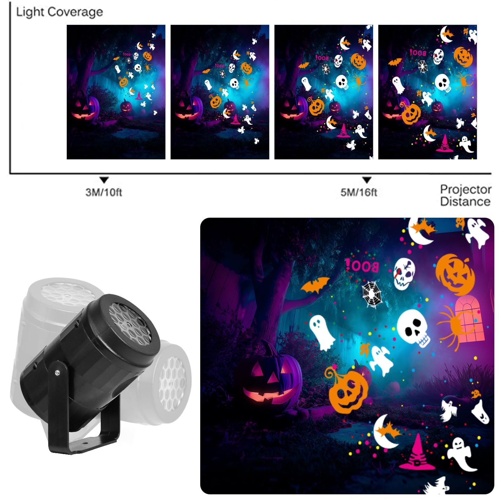 Halloween projector preview