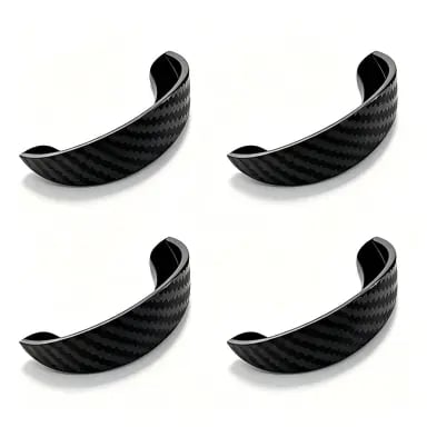 Four piece carbon fiber style camera rain shield set