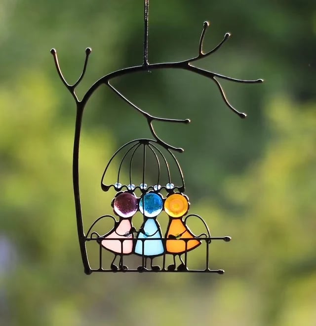 🎅 50% OFF Suncatcher Stained Glass Art Window hangings