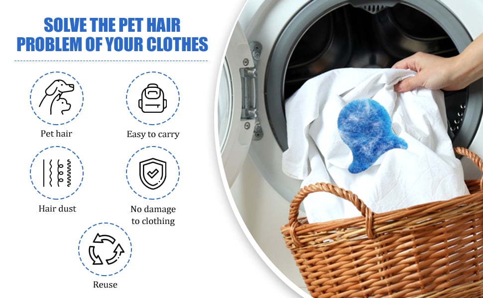 Pet Hair Remover for Laundry