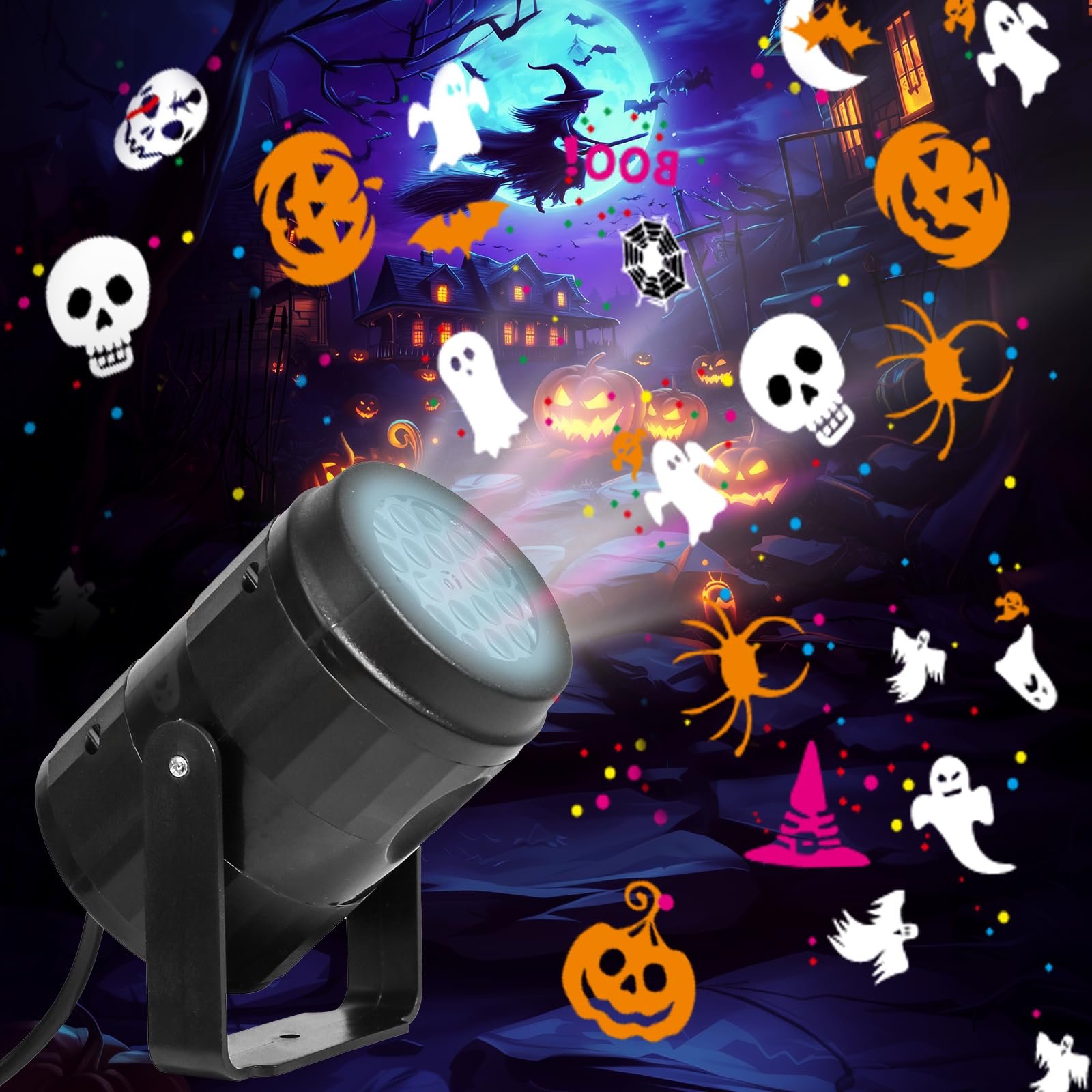 Halloween projector preview