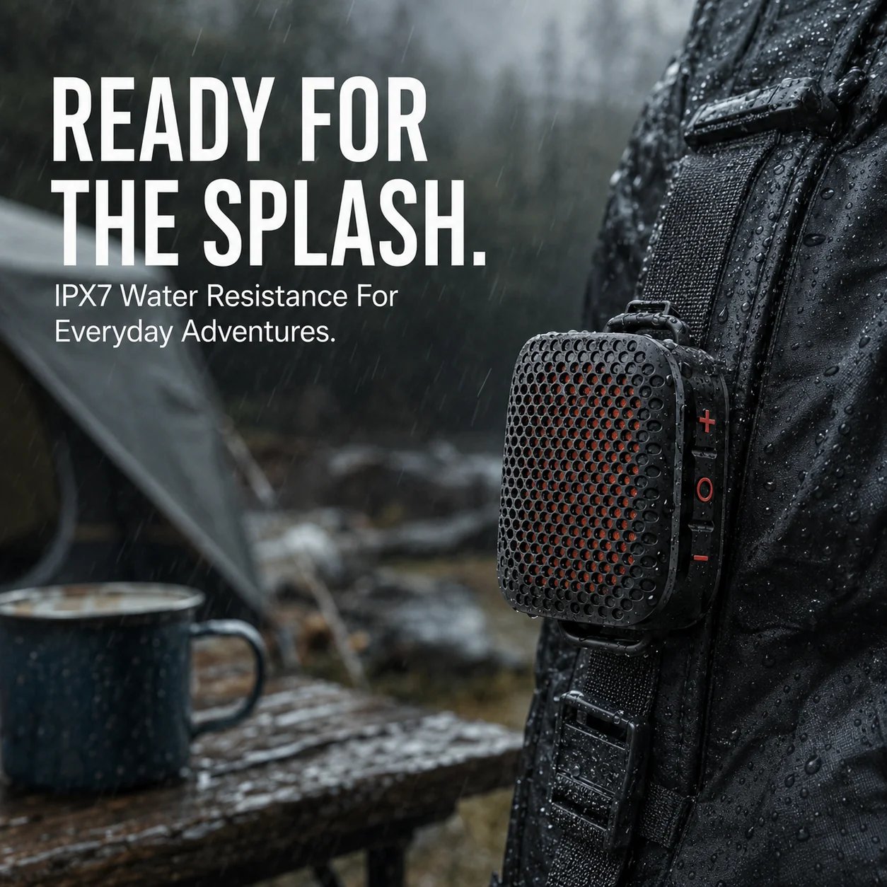 Easy control portable speaker