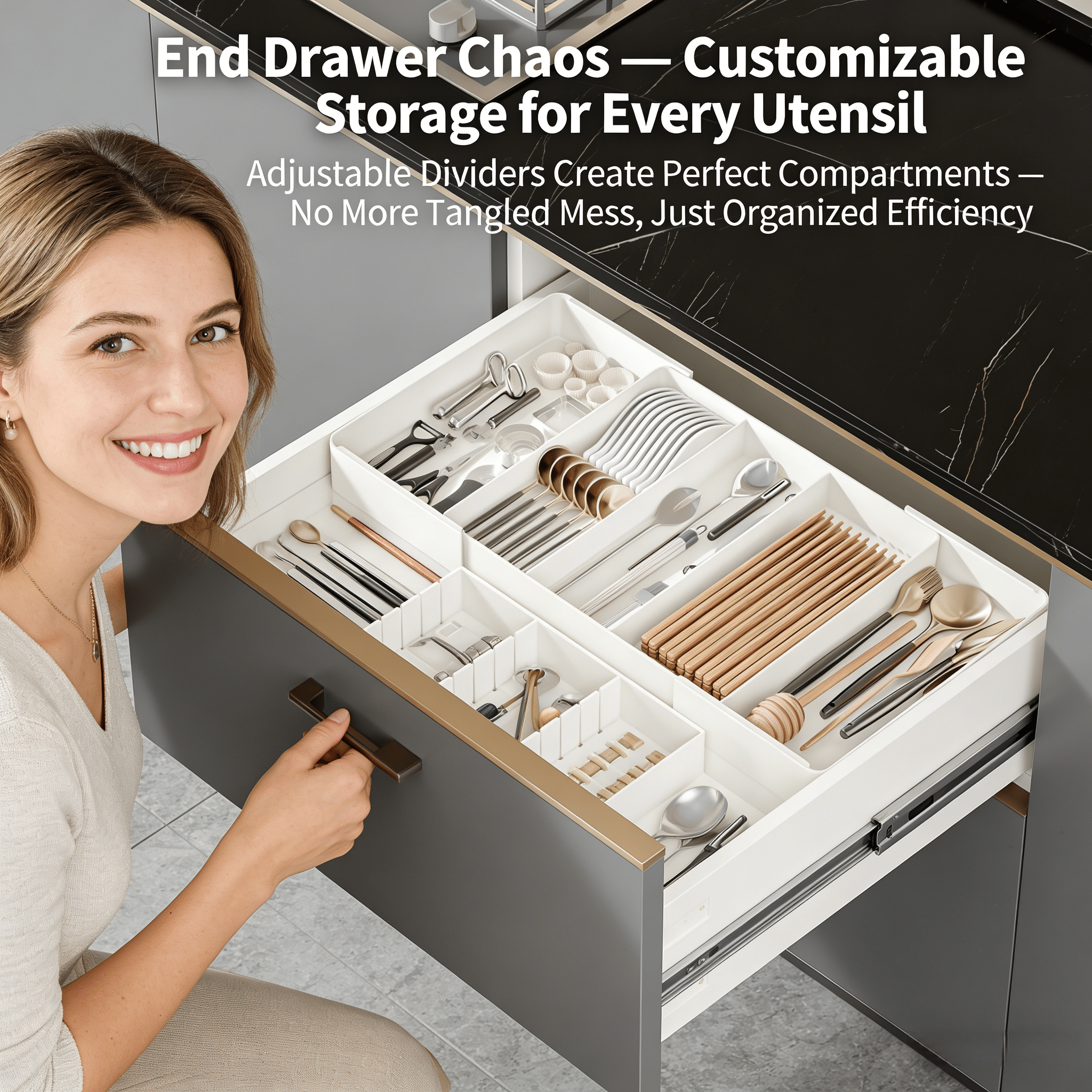 Expandable Utensil Drawer Organizer 🍳✨