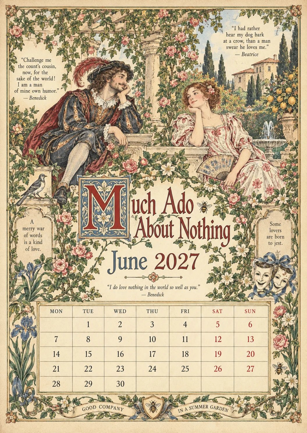 June — Much Ado About Nothing June — Much Ado About Nothing