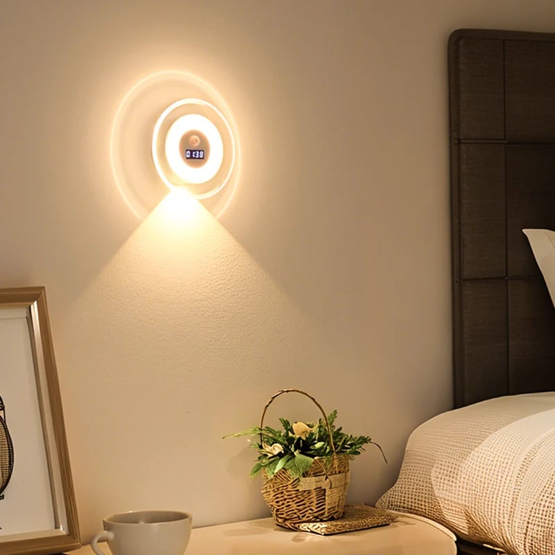 Smart LED Clock Night Light