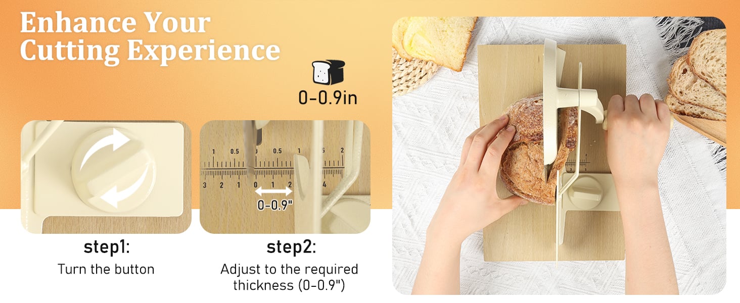 Bread slicer construction details