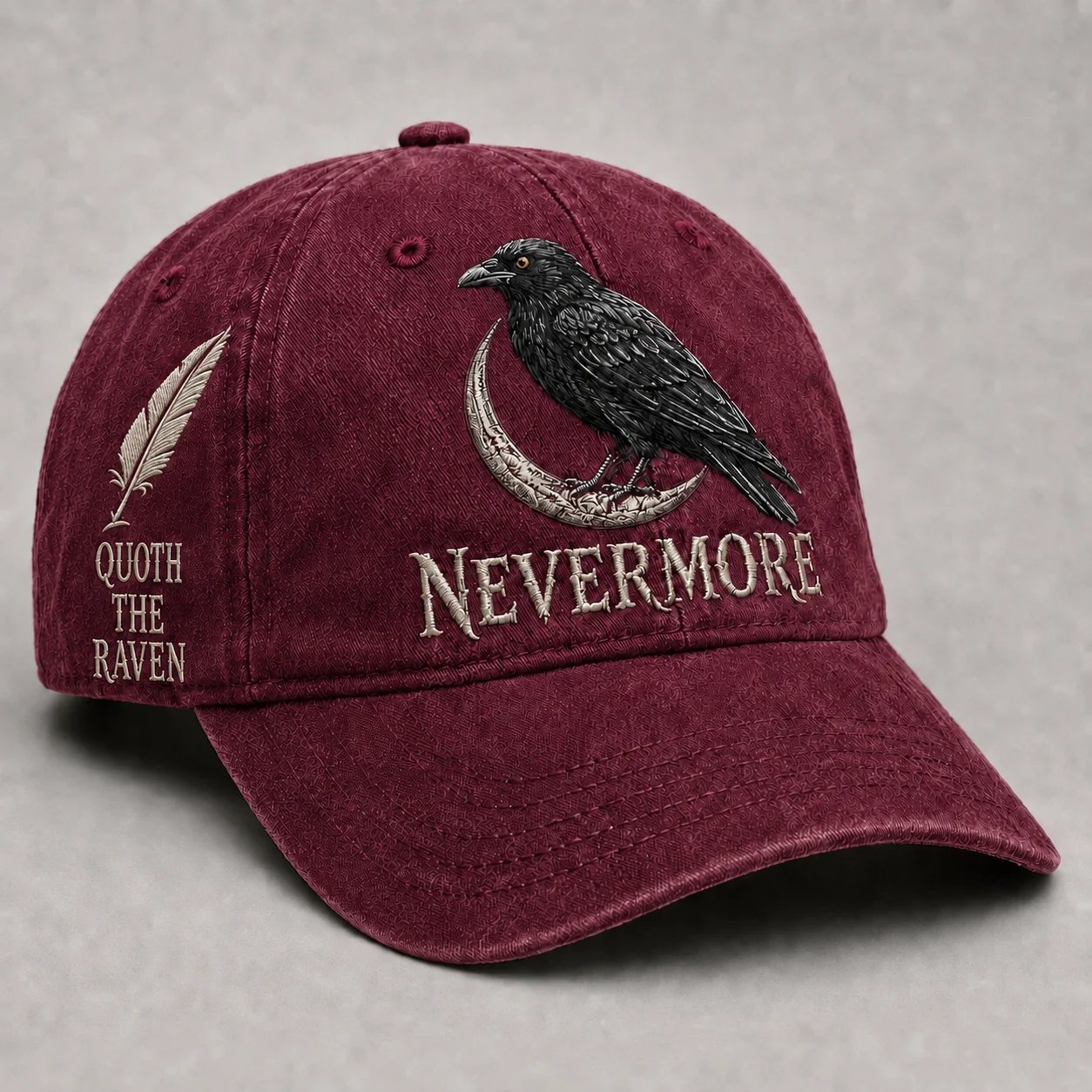 Vintage raven cap product detail